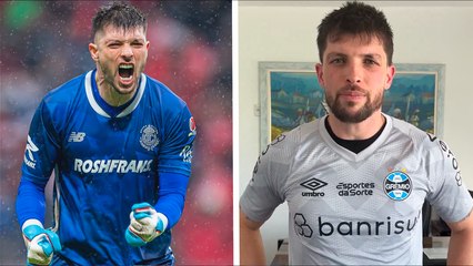 Gremio: Tiago Volpi, ex portero del Toluca, es presentado con el Tricolor