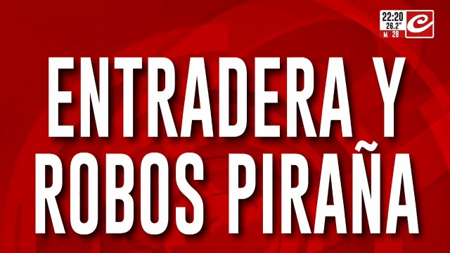 Entradera y robos piraña: robaron 3 veces la misma cuadra en 5 días