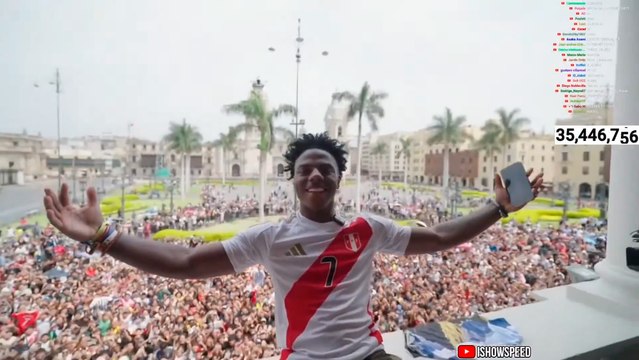 IShowSpeed se convierte en alcalde del Perú ante 10,000 personas en Lima