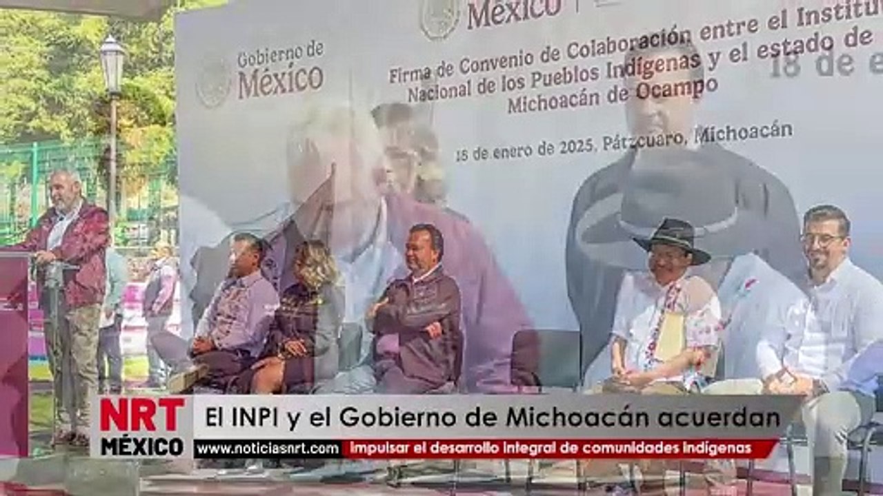 El INPI y el Gobierno de Michoacán acuerdan impulsar el desarrollo integral de comunidades indígenas