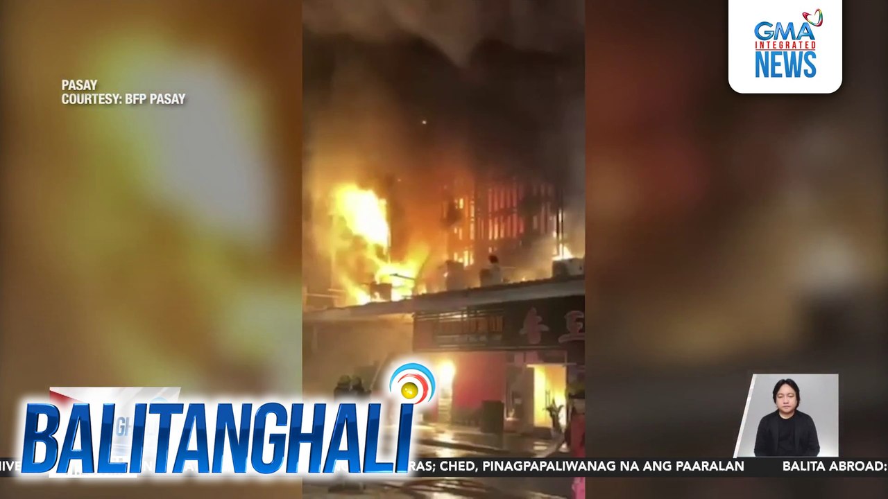 Restaurant at isang Korean convenience store, nasunog; Mahigit P180,000 mula sa nasunog na commercial stall, naisauli sa may-ari | Balitanghali