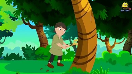 Honesty of Woodcutter,English Stories For Kids, Moral Stories