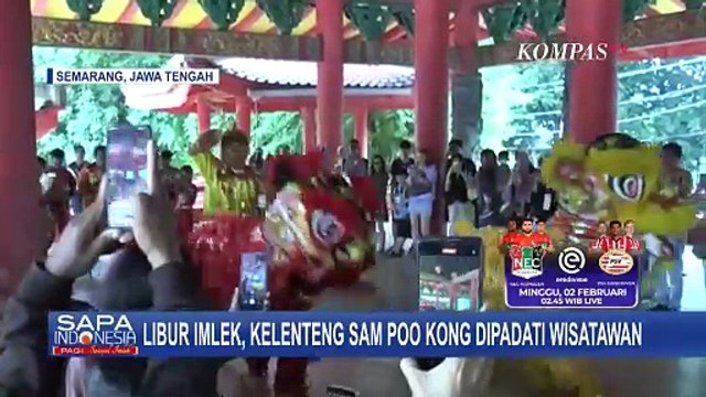 Libur Imlek, Kelenteng Sam Poo Kong Dipadati Wisatawan