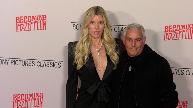 Milan Agnone and Frank Agnone Becoming Led Zeppelin Los Angeles Premiere Red Carpet