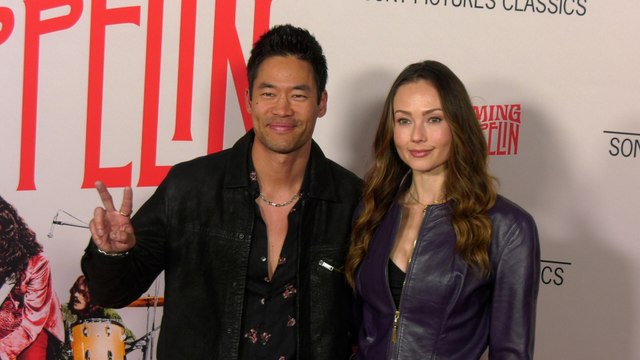 David Lim and Marketa Lim Becoming Led Zeppelin Los Angeles Premiere Red Carpet