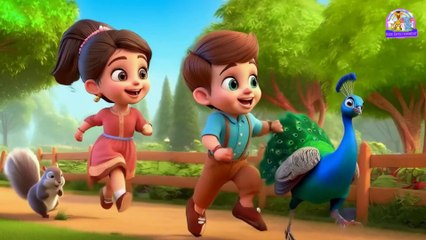 📌 नानी तेरी मोरनी को मोर ले गए | प्यारी हिंदी कविता | बच्चों के लिए मनोरंजक कहानी 🎶✨