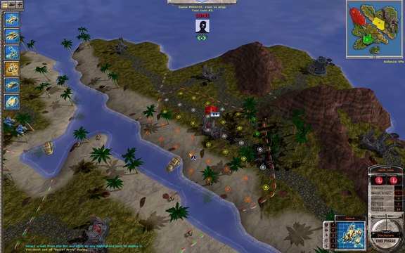 Massive Assault Network 2 (TBS): map Demoland, playing on Linux against human: defeat