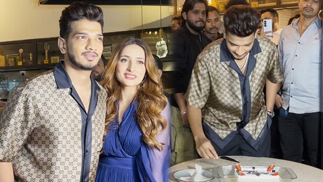 Munawar Faruqui 33rd Birthday Cake Cutting Celebration After Wedding, Celebs Party Full Video