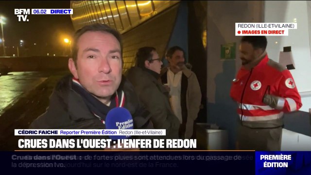 Crues dans l’Ouest: “On a été obligés de quitter le logement car l’eau est montée très vite”, témoigne un habitant de Redon (Ille-et-Vilaine)