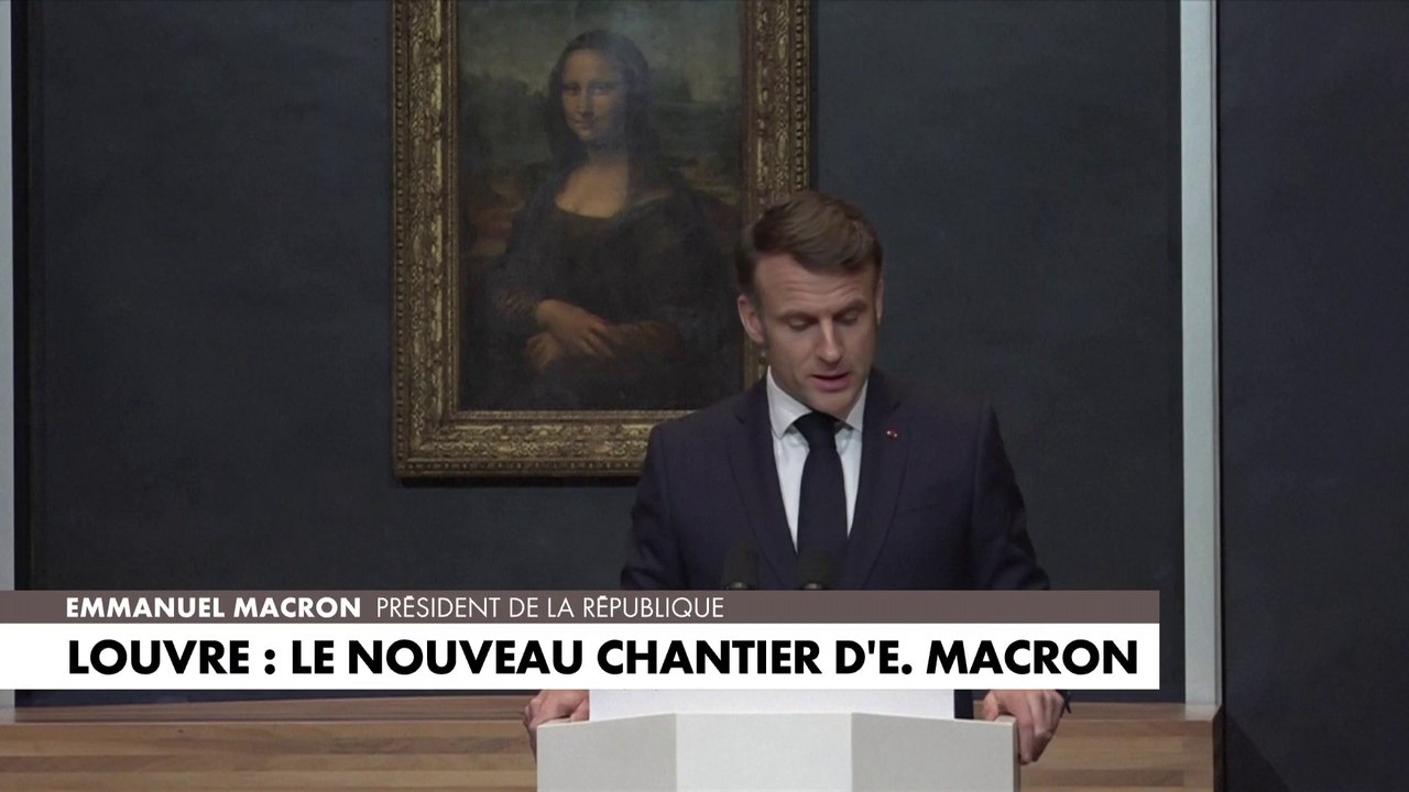 Louvre : le nouveau chantier d’Emmanuel Macron