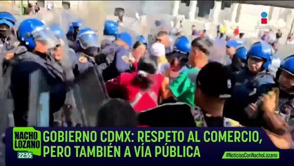 Hay respeto al comercio, pero también a los espacios públicos: Gobierno CDMX