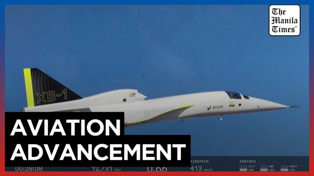 Boom Supersonic XB-1 breaks sound barrier over Mojave Desert