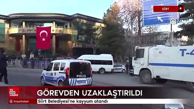 Siirt Belediyesi'ne kayyum atandı