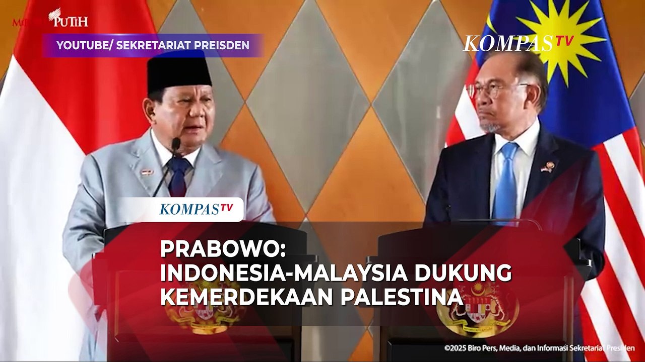 [FULL] Pidato Presiden Prabowo usai Bertemu PM Malaysia Anwar Ibrahim