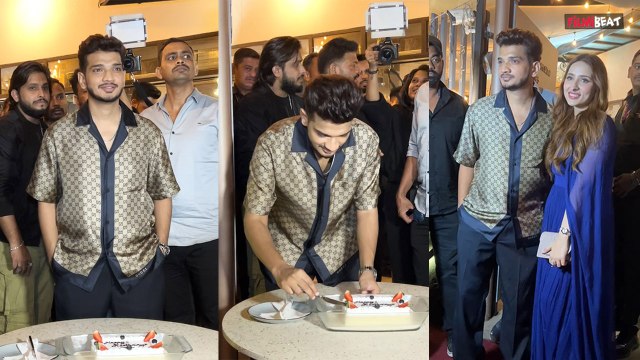 Munawar Faruqui ने Birthday पर पत्नी Mehzabeen और दोस्तों के साथ मनाया जश्न, Video viral !FilmiBeat