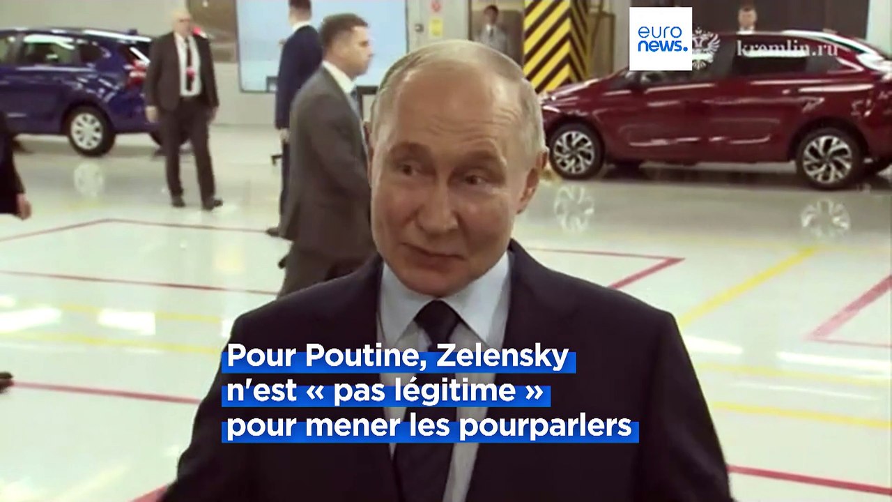 Guerre en Ukraine : Poutine se dit prêt à négocier mais pas avec Zelensky
