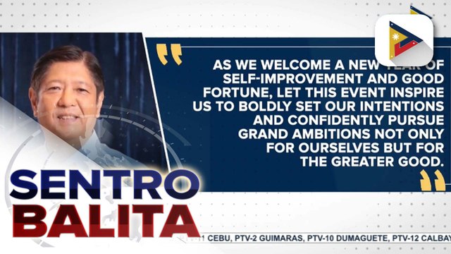 PBBM, nagpaabot ng pagbati at pakikiisa sa pagdiriwang ng Chinese New Year