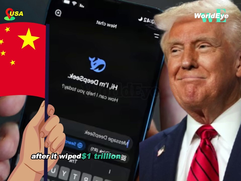 Trump Calls Chinese Chatbot DeepSeek a 'Wake-Up Call' for US Tech After $1tn Stock Market Loss - WorldEye