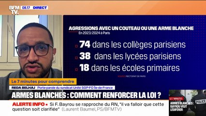 7 MINUTES POUR COMPRENDRE - Comment renforcer la loi face au port des armes blanches?