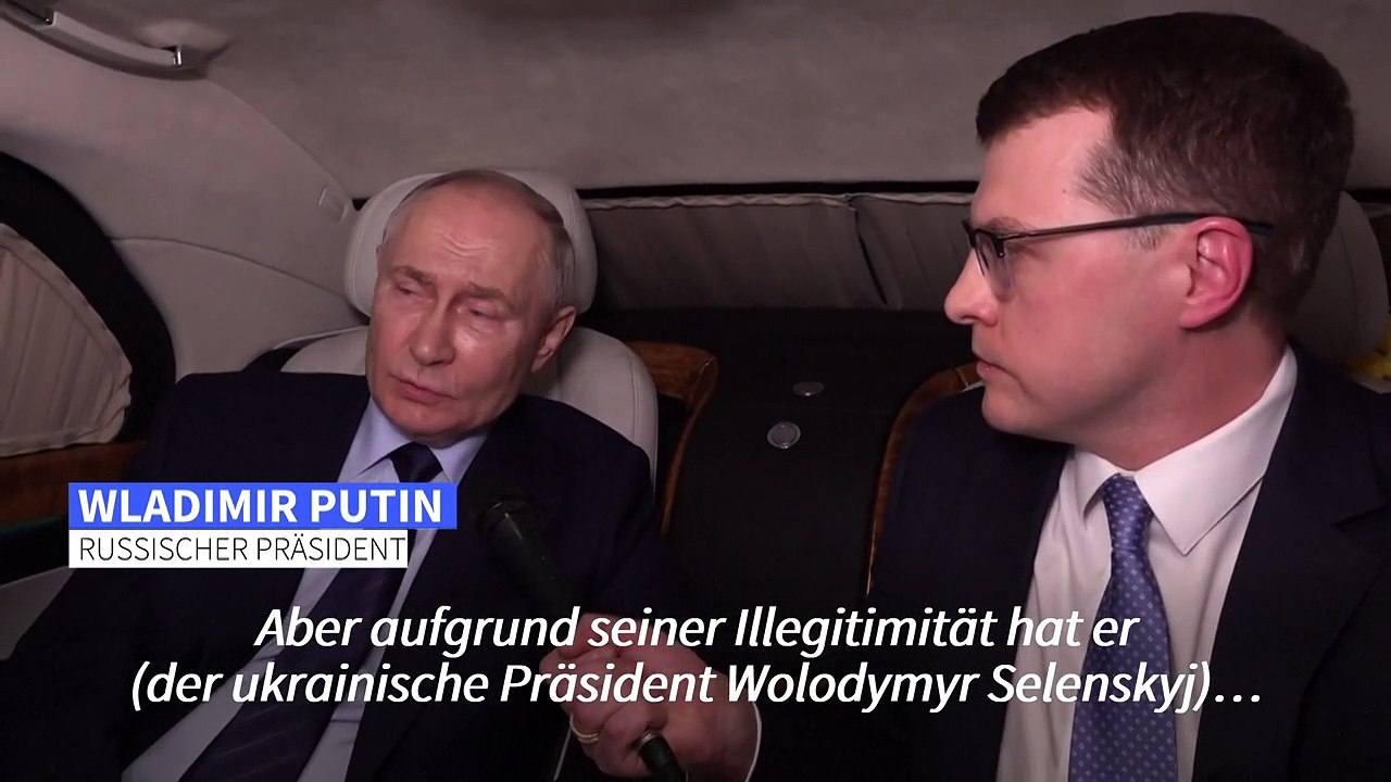 Putin: Ukraine-Verhandlungen 'möglich' – aber nicht mit Selenskyj