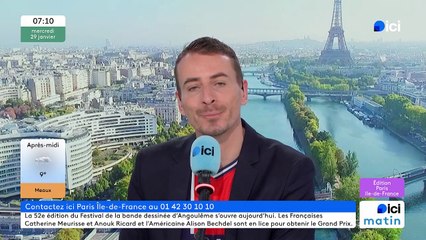 29/01/2025 - ici matin par ici Paris Île-de-France en vidéo