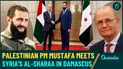 Watch: Palestinian PM Mohammad Mustafa Delivers Powerful Message to Syria’s New Leader Al-Jolani