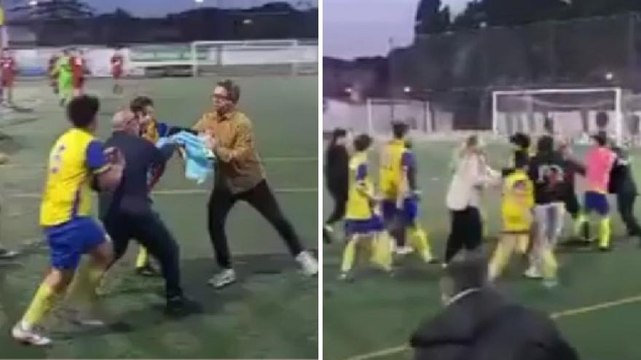 Rissa tra genitori e giocatori: caos a fine partita