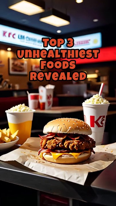 Top 3 Unhealthiest Foods Revealed