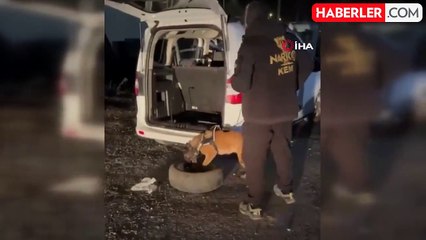 Bitlis'te Lastikten Uyuşturucu Çıktı