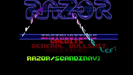 Amiga Cracktro Digital Message Box By Razor 1911 (1990)