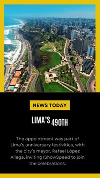 Streamer IShowSpeed Named Honorary Mayor of Lima, Peru, for Two Hours