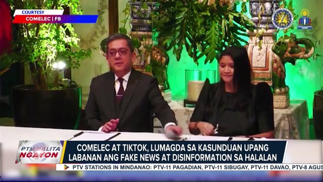 Comelec at TikTok, lumagda sa kasunduan upang labanan ang fake news at disinformation sa #HatolNgBayan2025