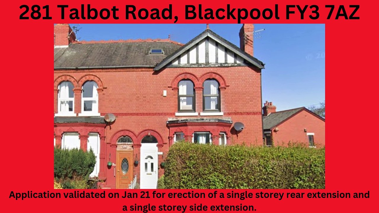 Blackpool & Fylde planning (20/1-27/1)