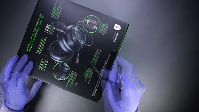 Razer Nari Ultimate Gaming Headphones Unboxing - ASMR