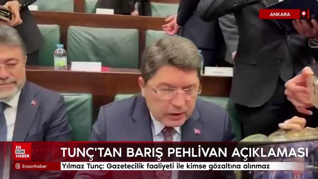 Yılmaz Tunç: Gazetecilik faaliyeti ile kimse gözaltına alınmaz