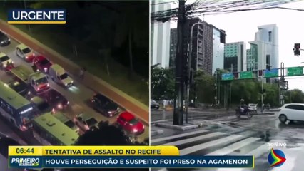 Suspeito tenta assaltar policial civil e é perseguido na Agamenon Magalhães