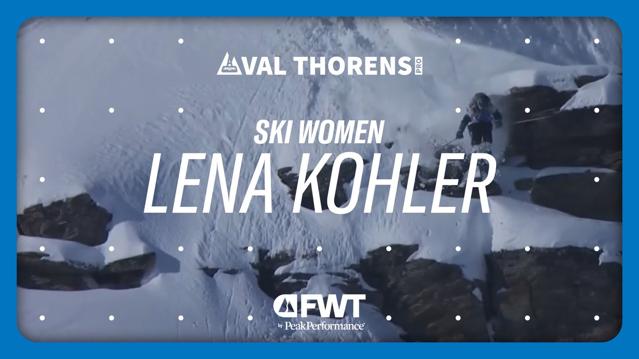 Lena Kohler Ski Women Third Place Run I 2025 Val Thorens Pro