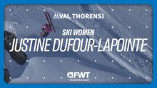 Justine Dufour-Lapointe Ski Women Second Place Run I 2025 Val Thorens Pro