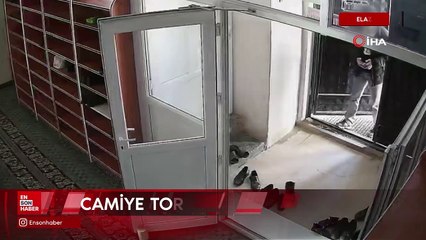 Elazığ'da camiye torpil atıp kaçtı