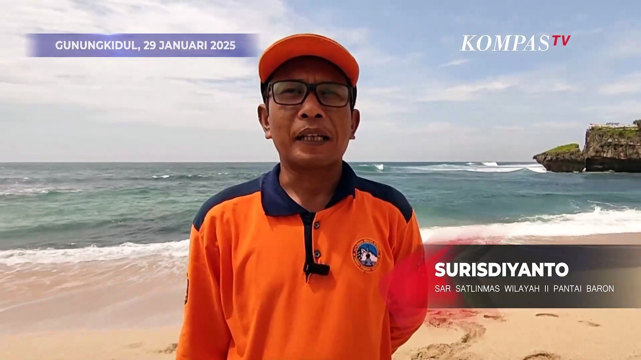 Kecelakaan Laut Pantai Drini, Tim SAR Ingatkan soal Bahaya Rip Current
