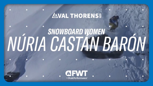 Nuria Castan Baron Snowboard Women Third place Run I 2025 Val Thorens Pro