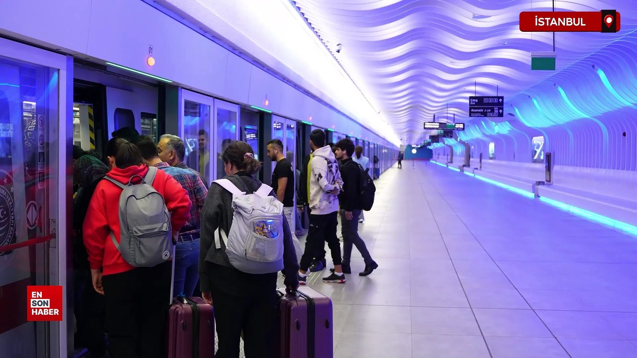Gayrettepe-İstanbul Havalimanı-Arnavutköy Metro Hattı'nda 15,7 milyon yolcu geçti