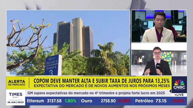 ALERTA DE MERCADO: Copom deve manter alta da taxa de juros para 13,25%