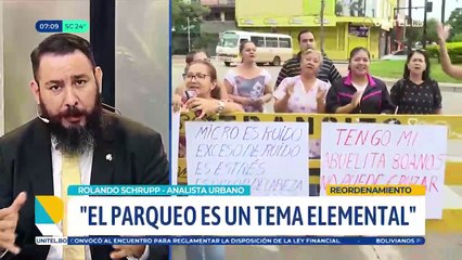 Analista sobre transporte urbano en Santa Cruz