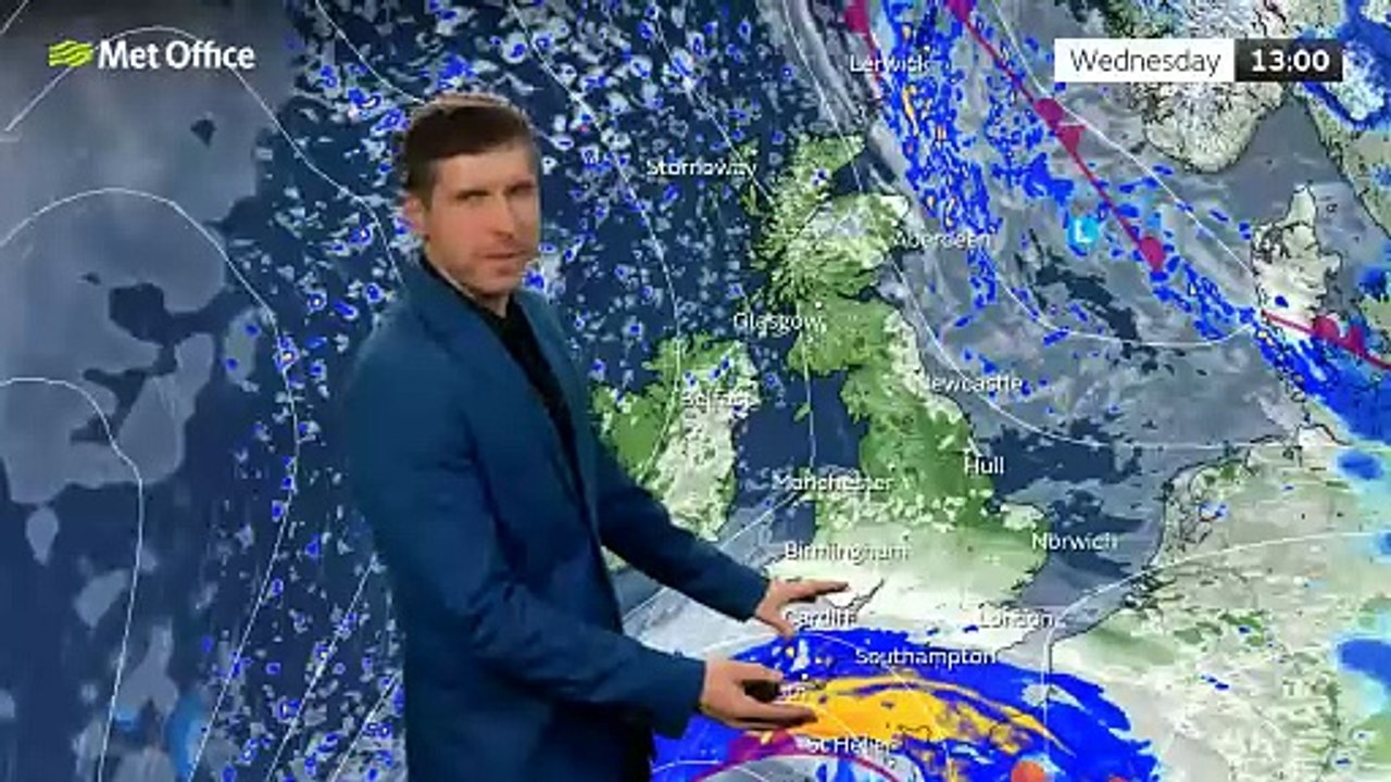Met Office Wednesday afternoon weather forecast 29/01/2025