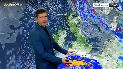 Met Office Wednesday afternoon weather forecast 29/01/2025