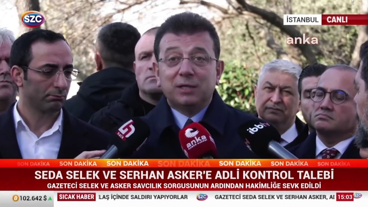 İBB Başkanı Ekrem İmamoğlu: 'Gazeteci arkadaşlarımıza ceza vermenin peşindeler'