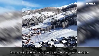 Sesto Pusteria si "veste" di bianco per l'arrivo di Sinner