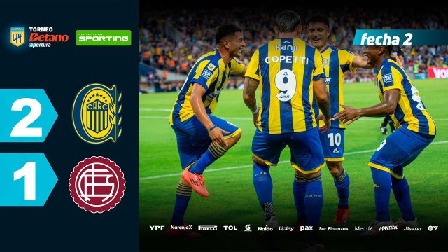 Rosario Central vs Lanús (2-1) | LPF Torneo Apertura 2025 | Fecha 2