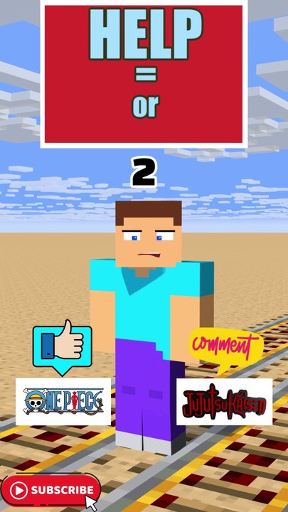HELP STEVE PASS THE LIMBO #minecraft #Herobrine #anime #friendship